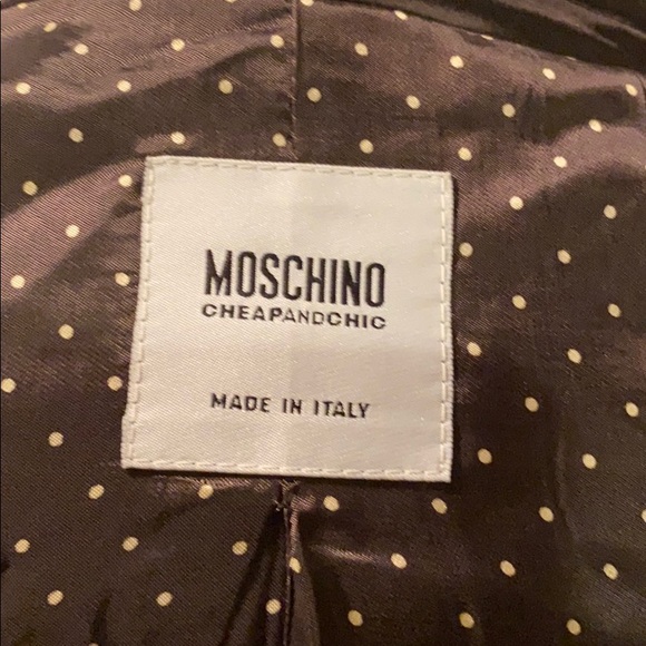 Moschino made in Italy NEW rayon/wool 12 Ónixblack - Picture 2 of 10